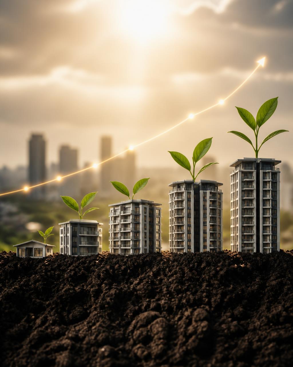 Real estate growth and investment concept for The Address Consult